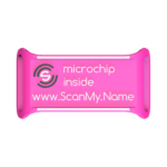 NFC identifikační známka - růžová